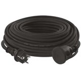  Zunanji podaljšek 30 m / 1 vtičnica / črni / guma-neopren / 250 V / 1,5 mm2 Cene