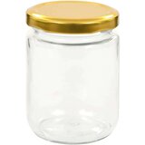 vidaXL Staklenke za džem sa zlatnim poklopcima 48 kom 230 ml | shoptok.hr