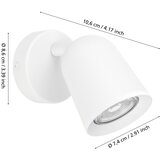 Eglo 901945 - zidna spot svetiljka camaldoli 1xGU10/5W/230V bela | Eponuda.com