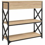  Konzolni stol boja hrasta sonome 75x28x75 cm konstruirano drvo | shoptok.hr