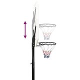 Košarkaški stalak bijeli 258 - 363 cm od polietilena | shoptok.hr