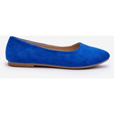 EVENTO Women's Blue Suede Ballerina Flats Kommia | Eponuda.ba