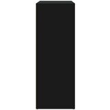 vidaXL Komoda črna 60x31x84 cm inženirski les | Shoptok.si
