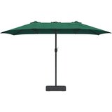  Vrtni suncobran Zelena 385 x 209 x 244 cm Poliester | Eponuda.com