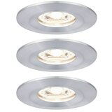 PAULMANN Set ugradbenih LED svjetiljki Nova Mini (12 W, Aluminij, 3 Kom., Topla bijela) Cijene