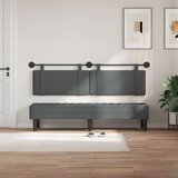  Držeće uzglavlje Zidne Tamno siva 170 x 55 x 5 cm tkanina - Tamno siva 160 cm bez LED svjetla | shoptok.hr