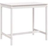  Vrtni stol bijeli 121x82,5x110 cm od masivne borovine | shoptok.hr