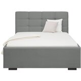 Mömax Oblazinjena Postelja Nelo, Siva, 140x200 | Shoptok.si
