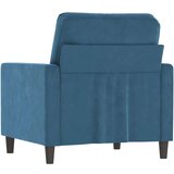  Fotelj moder 60 cm žamet | Shoptok.si