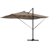  Kantilever Roma Suncobran s LED-ima Taupe 352x251x265 cm Aluminij | shoptok.hr