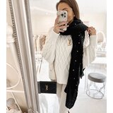 Gemre Black shawl with beads Yvonne | shoptok.hr