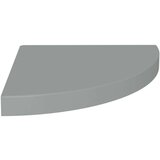 vidaXL plutajuće kutne police 2 kom sive 35 x 35 x 3,8 cm MDF | shoptok.hr