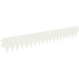  Ograda oko Travnjaka 20 pcs 103 x 15 cm metal Bijela | Eponuda.ba