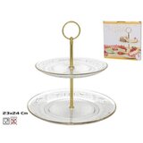  ETAŽER 23*24CM DVIJE ETAŽE KIRA STAKLO | Eponuda.ba