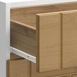 vidaXL Kuhinjska osnovna omarica Lucca artisan hrast inženirski les | Shoptok.si