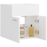 Ormarić za umivaonik bijeli 41 x 38,5 x 46 cm konstruirano drvo | shoptok.hr