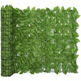 Balkonski zastor sa zelenim lišćem 400 x 100 cm Cijene