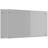  Kuhinjski zid 2 pcs Svijetlo siva 70 x 40 cm | shoptok.hr