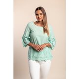 Fenzy Bluza S 3/4 Rokavi, Svetlo Zelena | Shoptok.si