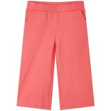  Dječje hlače sa širokim nogavicama koraljne boje 92 | shoptok.hr