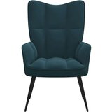  Stol za sproščanje moder žamet, (20821667) | Shoptok.si