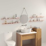  Lebdeća polica Zidne 4 pcs Ružičasta 100 x 9 x 2,5 cm Čelik | shoptok.hr
