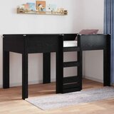  Krevet na kat za djecu Crni hrast 90 x 200 cm Konstruirano drvo | shoptok.hr