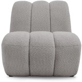 Bobochic Paris Svijetlo siva fotelja od bouclé tkanine Janissaire – | shoptok.hr