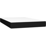  Krevet s oprugama i madracem crni 120 x 200cm od tkanine | shoptok.hr
