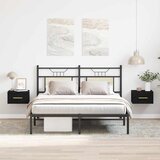  Noćni ormar 2 pcs Crni hrast 35 x 35 x 20 cm Konstruirano drvo | shoptok.hr