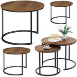  Set okruglih stolića za dnevni boravak 3u1 Compact - 51cm 40cm 30cm Cene