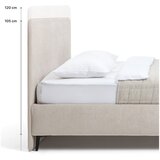 Bonami Selection Senf žuti tapecirani bračni krevet s podnicom 160x200 cm Noira Slim – | shoptok.hr