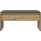  Haldna klop z blazino Umetni hrast 83 x 38 x 40 cm, (5000155698) | Shoptok.si