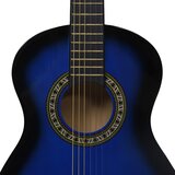  Klasična gitara za početnike i djecu s torbom plava 1/2 34 " | shoptok.hr
