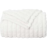  Odeja Bela 240 x 220 cm Flis, (5000288274) | Shoptok.si