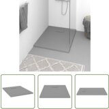 The Living Store Kad za tuš SMC siva 90x70 cm - Kad Za Tuš, (21738213) Cene