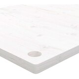  Ploča za radni stol bijela 110x60x2,5 cm od masivne borovine | shoptok.hr