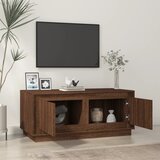  Stolić za kavu boja smeđeg hrasta 102x50x44cm konstruirano drvo | Eponuda.com