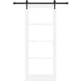 vidaXL klizna vrata s hardverskim setom "ORKDAL" bijela 86x211 cm | shoptok.hr