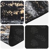  Traka za tepih LESAKA Crna i zlatna 80 x 100 cm - Crna i zlatna 80 x 100 cm | shoptok.hr