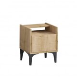  Zeze walnutblack nightstand | Eponuda.com