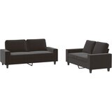  2-dijelni set sofa crni od tkanine | Eponuda.com