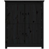  Komoda crna 83 x 41,5 x 100 cm od masivne borovine | Eponuda.com