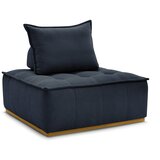 Bobochic Paris Temno moder fotelj iz tkanine bouclé Elisa – | Shoptok.si