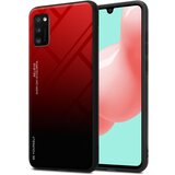 Cadorabo Ohišje, združljiv s Samsungom v rdeči barvi - črni - dvobarvni zaščitni pokrov iz silikona TPU in hrbta iz kaljenega stekla, (20570225) Cene