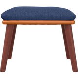  Tabure plavi 45x29,5x35 cm od tkanine i umjetne kože | Shoptok.si