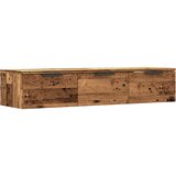 vidaXL Stenska omara Old Wood 102x30x20 cm Inženirski les | Shoptok.si