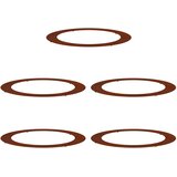  Pogodno za ravne drvene prstenove 5 pcs Smeđa Ø90 / 120 cm | shoptok.hr