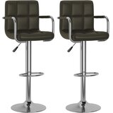  Barski stolci od umjetne kože 2 kom smeđi | Eponuda.com