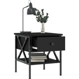 vidaXL Noćni ormarići 2 kom crni 40 x 42 x 45 cm od konstruiranog drva | shoptok.hr